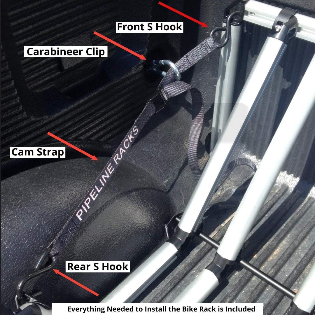 Pipeline Racks Truck Bed Bike Rack - Holds 5 Bikes