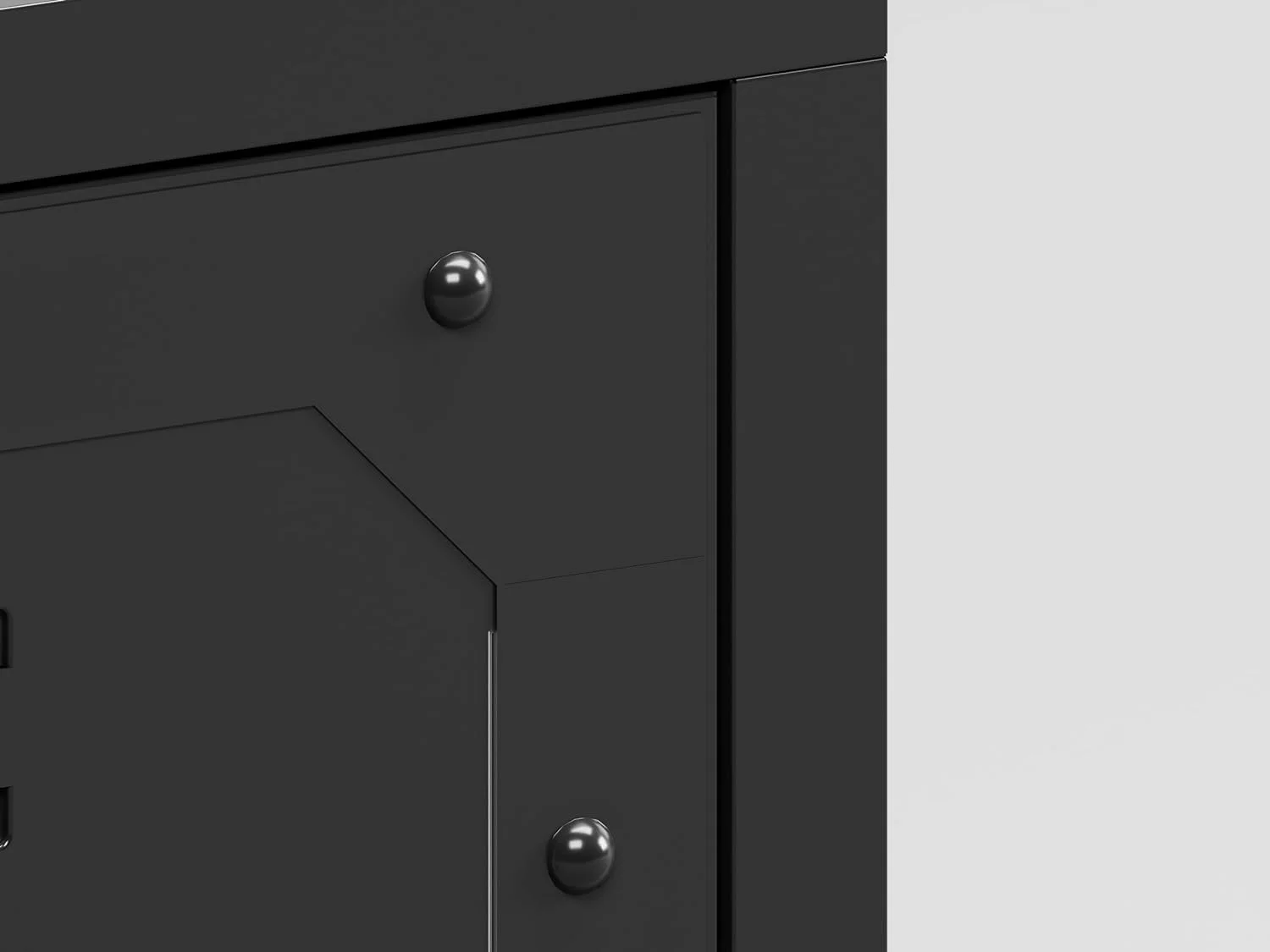 Metal Storage Cabinet, 5 Doors Lockable Employees Metal Locker, 72" Tall Metal Locker Accent Storage Cabinet