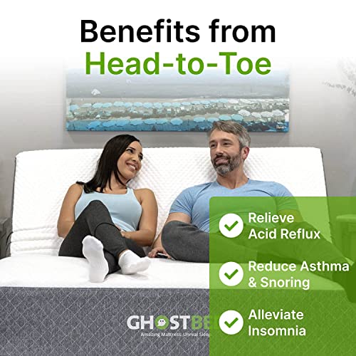 GhostBed Luxe 13 Inch Cool Gel Memory Foam Mattress - Cooling Technology & Comforting Pressure Relief, Twin XL