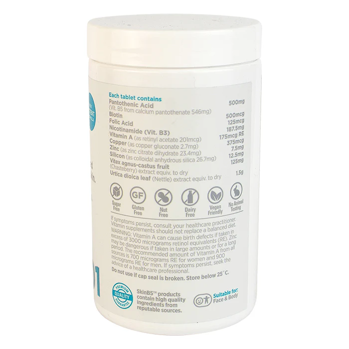 SkinB5 Extra Strength Acne Control Vitamins 120 Tablets