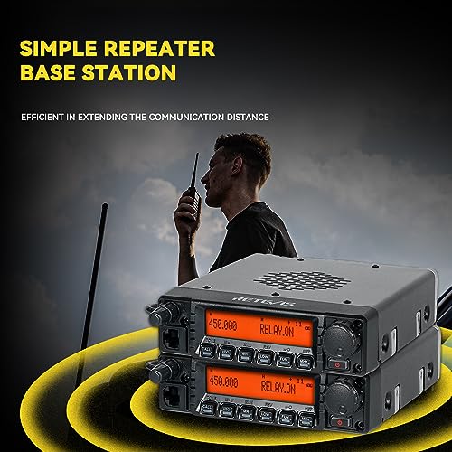 Retevis GMRS Communicate Kit, RT97 GMRS Base Repeater, RA87 GMRS Radios, HA1G GMRS Two Way Radio 2 Pack, GMRS Base Antenna