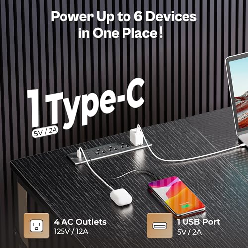 Huuger 63 Inch L Shaped Desk with Fabric Drawers, Reversible Computer Gaming Desk with Power Outlets and USB-C Port, Adjustable Side Storage Shelves