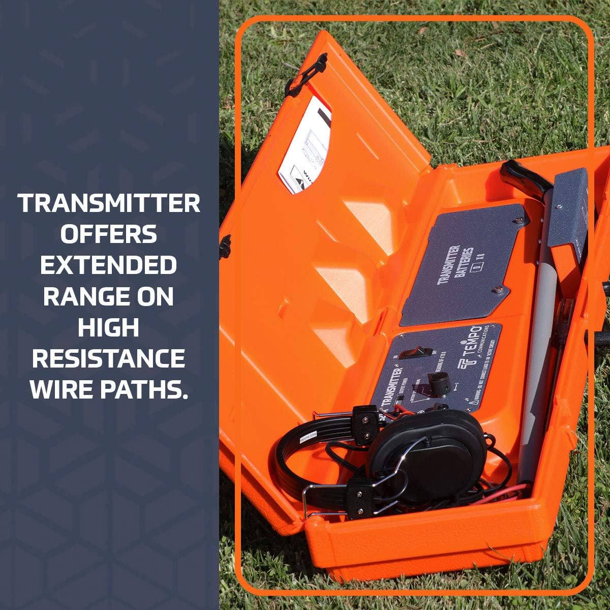 Tempo Communications 521A Professional Wire and Valve Locator - Troubleshoot Sprinkler Irrigation Systems (Latest Model)
