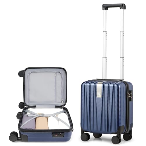 Hanke 29 Inch Luggage Suitcases With Spinner Wheels Lightweight PC hardside Rolling Suitcase With Travel Lock, Checked-Large 29-Inch(Blackish Green)