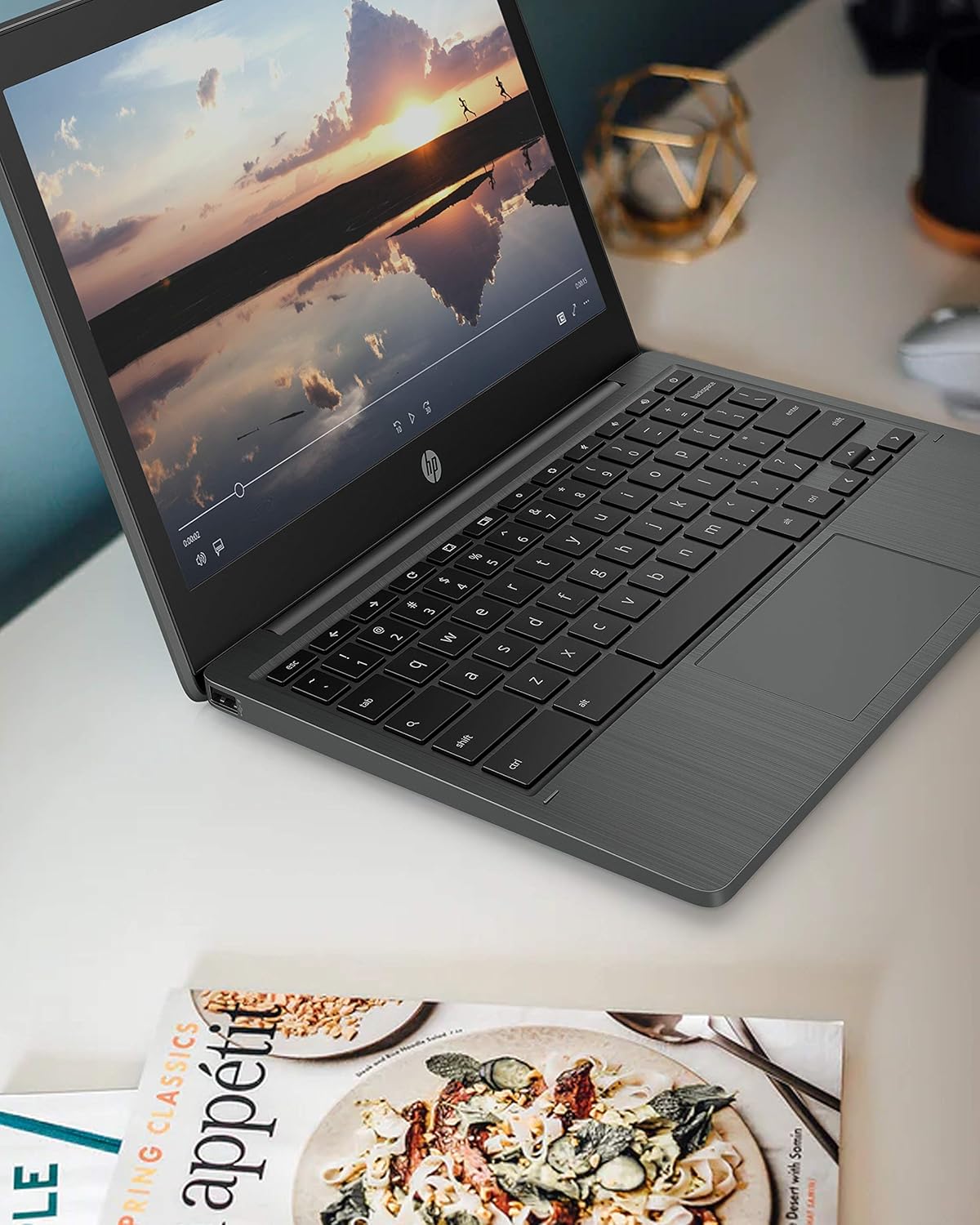 HP Chromebook 11-inch Laptop - MediaTek - MT8183 - 4 GB RAM - 32 GB eMMC Storage - 11.6-inch HD Display - with Chrome OS™ - (11a-na0010nr, 2020 model)