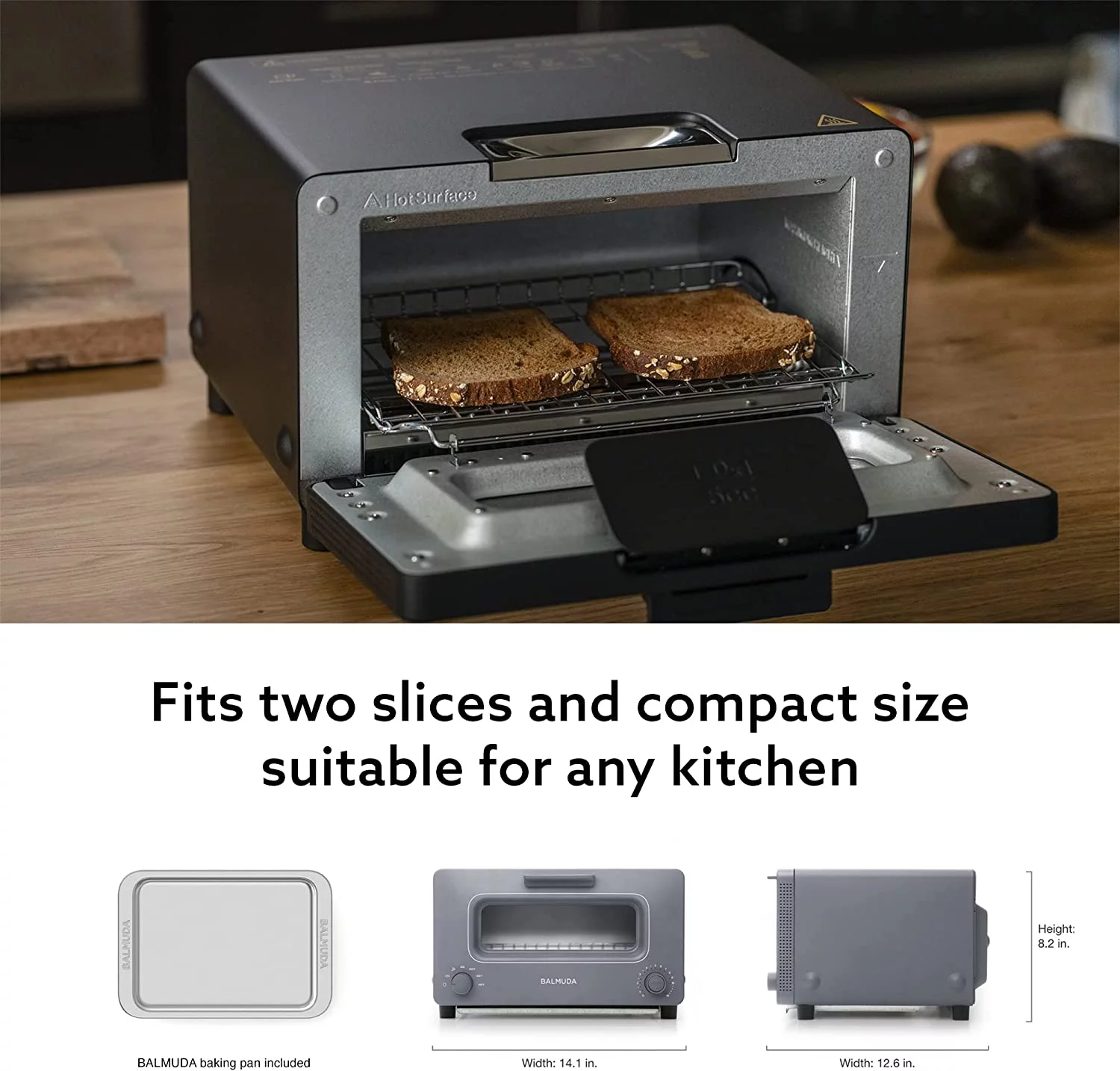 OUWI The Toaster | Steam Oven Toaster | 5 Cooking Modes - Sandwich Bread, Artisan Bread, Pizza, Pastry