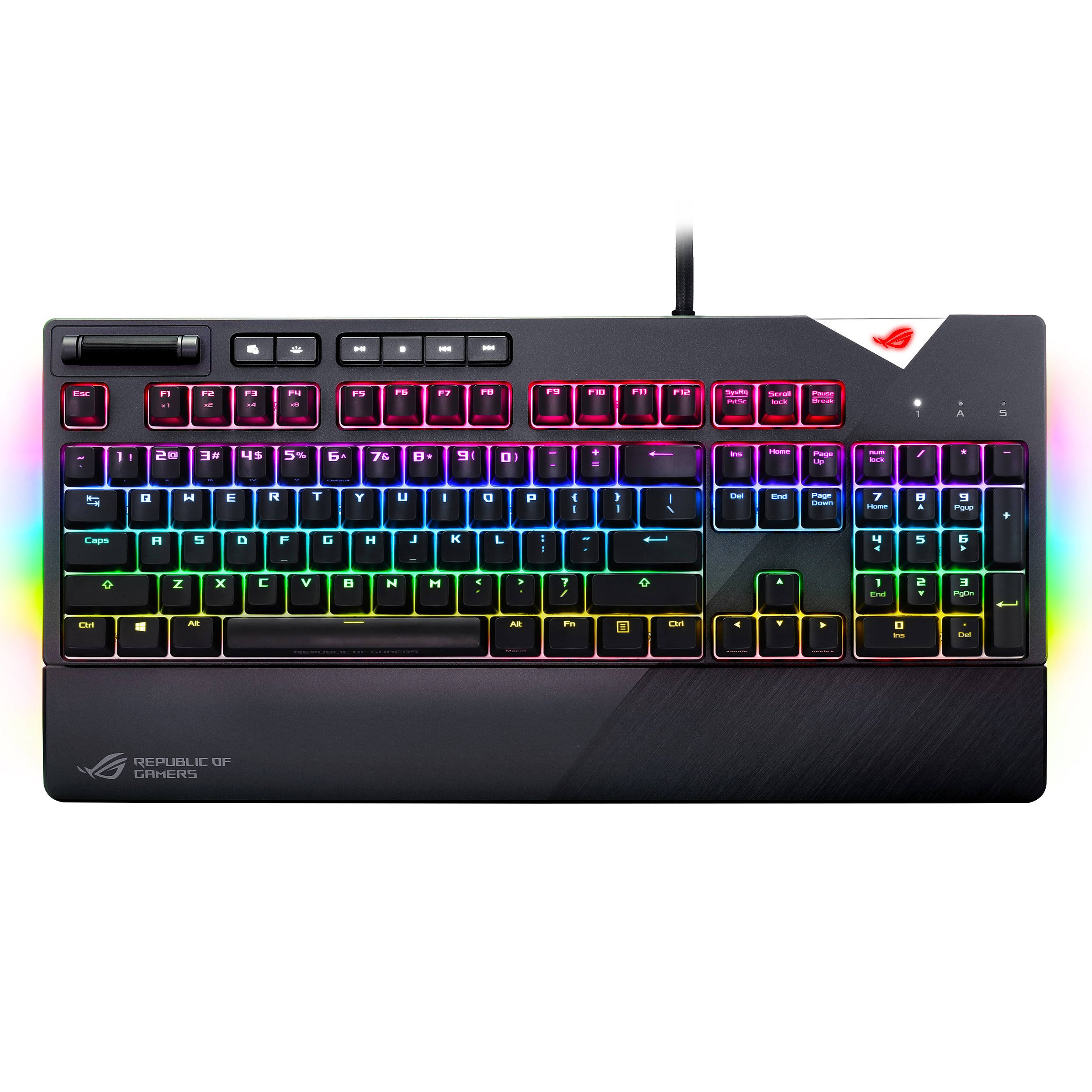 Asus ROG Strix Flare Cherry MX Blue Mechanical RGB Gaming Keyboard