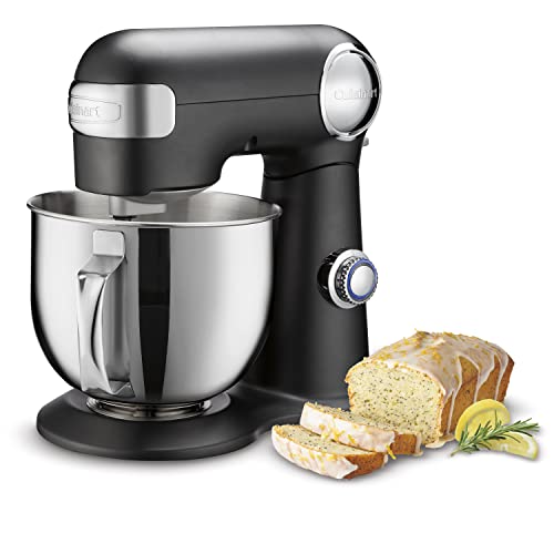 Cuisinart SMD-50BC Precision Pro 5.5-Quart Digital Stand Mixer With 12-Speeds, 3 Preprogrammed Food Prep Settings, Mixing Bowl, Whisk