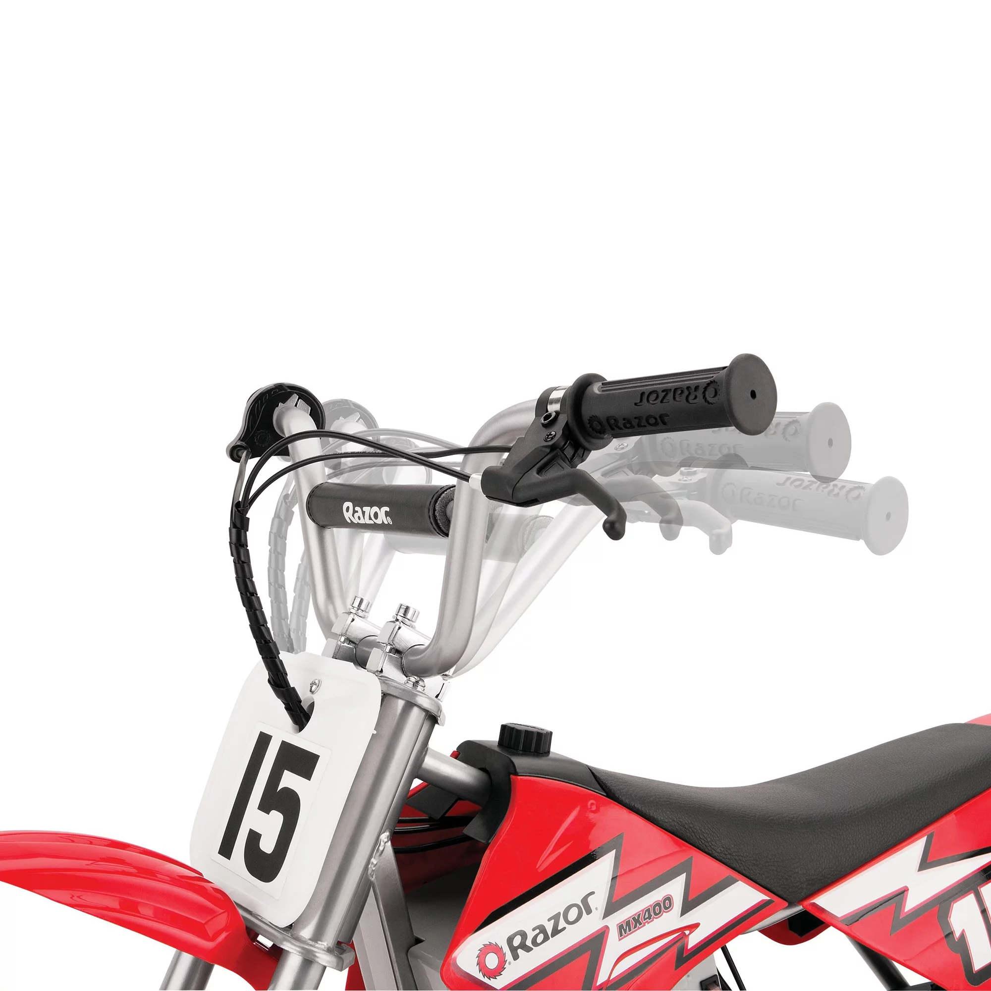 Razor MX400 Dirt Rocket 24V Electric Toy Motocross Motorcycle Dirt Bike, Red