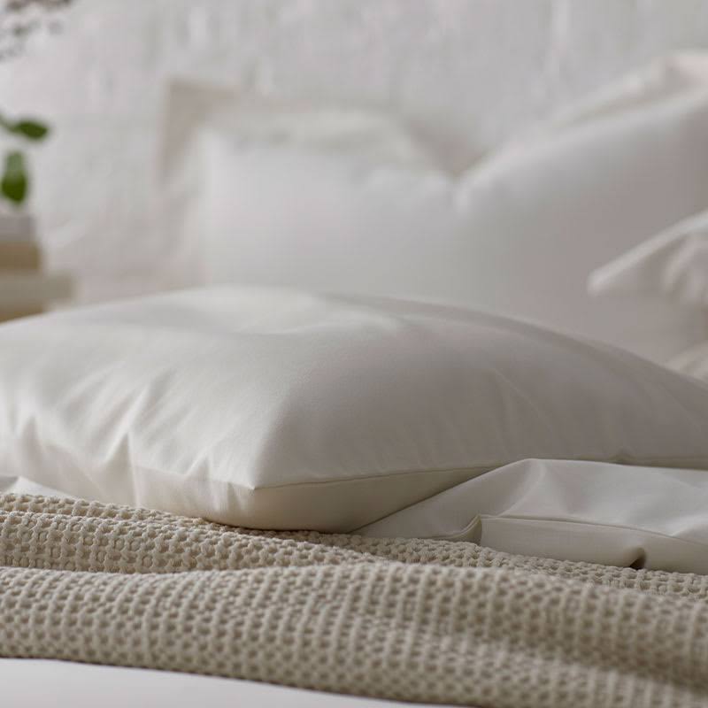 The Company Store Company Cotton Melon Solid 300-Thread Count Wrinkle-Free Sateen Full Duvet Cover