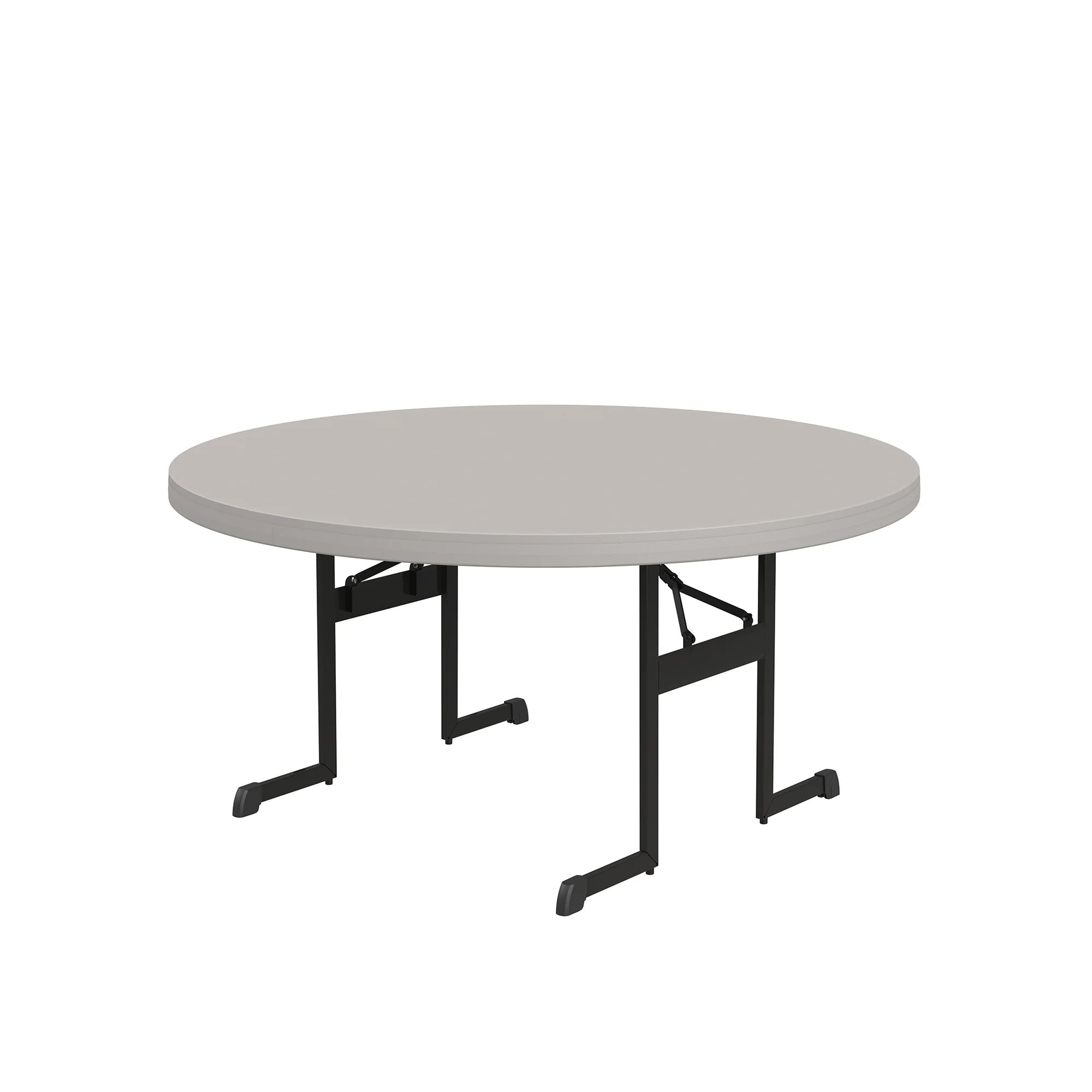 Lifetime 60 inch Round Table, Indoor/Outdoor Professional Grade, Putty (80125)