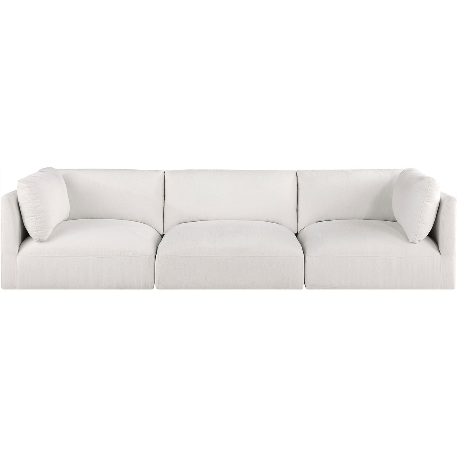 Meridian Furniture Ease Cream Fabric Modular Sofa