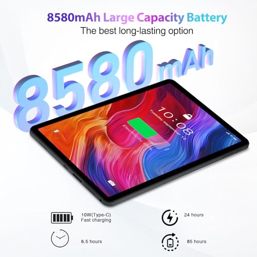 DOOGEE T30S Android 14 Tablet, 11 Inch 2.4K Display, 16GB RAM 256GB ROM, 8580mAh Battery, Octa Core Gaming With Dual SIM 4G, TUV Certified