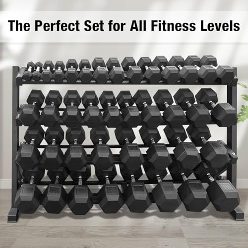 550 lbs 1200lbs 2100 lbs Dumbbells Weight Set, Hex Dumbbell Sets, Gyms Weights Dumbbells Sets, Weight Set for Home Gym, Strength Training