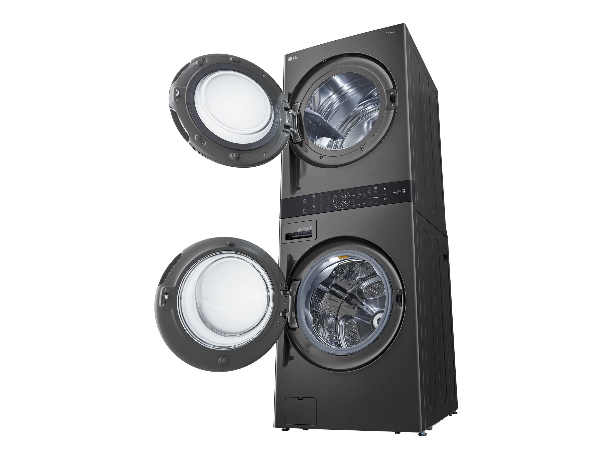LG Single Unit Front Load WashTower™ with Center Control™ 4.5 cu. ft. Washer and 7.4 cu. ft. Gas Dryer