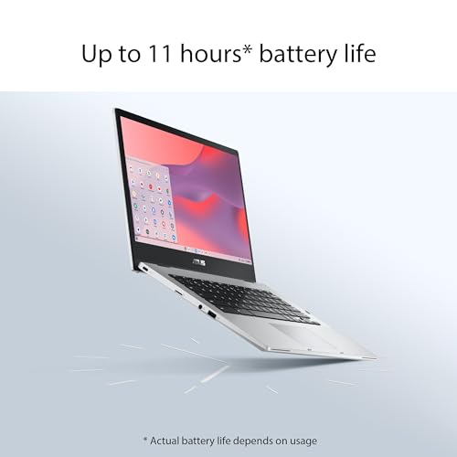 ASUS Chromebook Flip CX1 Convertible Laptop, 14" FHD NanoEdge 360-degree Touchscreen, Intel Celeron N4500 Processor, 128GB eMMC Storage, 8GB RAM
