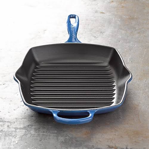 Le Creuset Signature Cast-Iron Square Grill Pan, 10