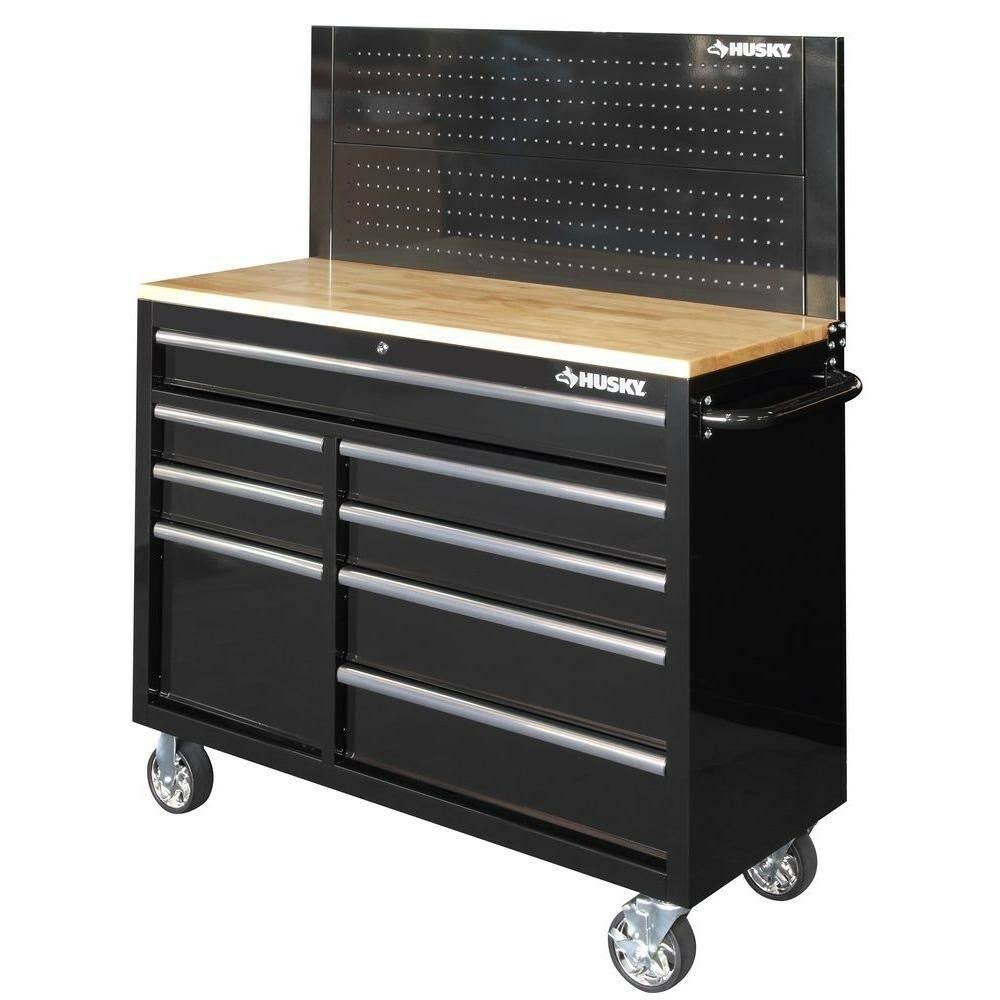 Husky 46 in. Pegboard Back Wall for Tool Cabinet