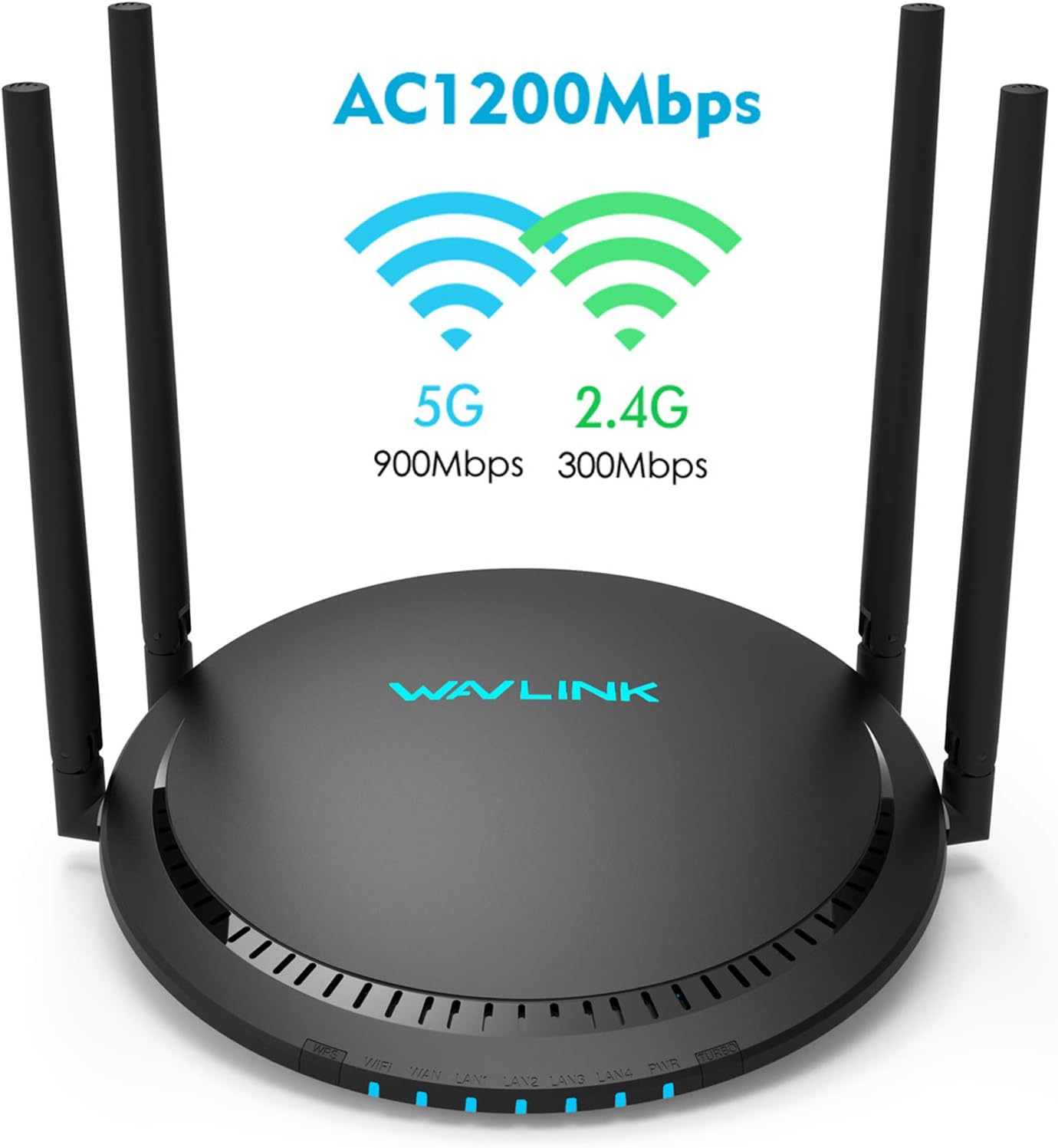 WAVLINK WiFi Router AC3000 Tri-Band Gigabit Wireless Router,High Speed WiFi Router Wireless Home Router with USB 3.0 Port