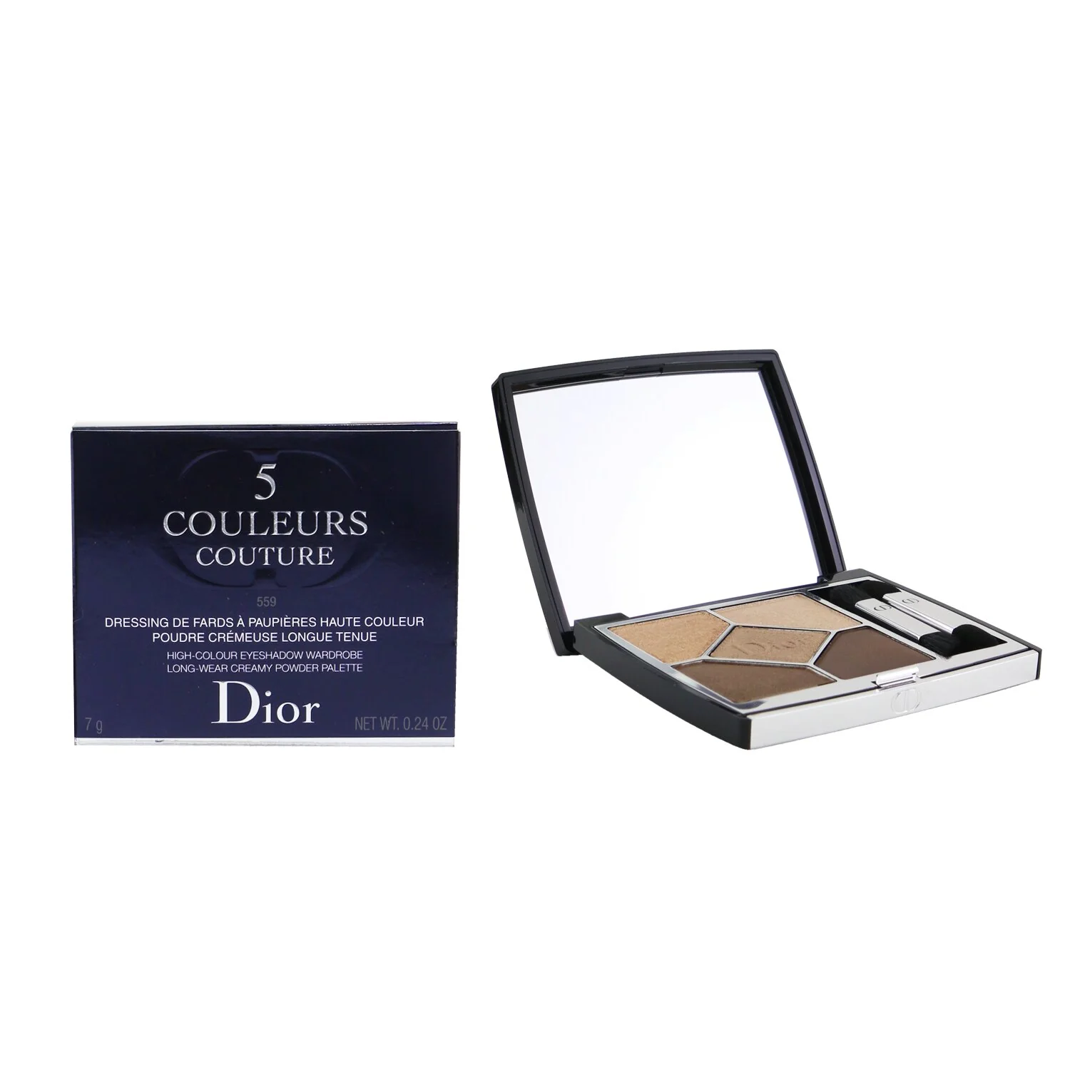 Christian Dior 5 Couleurs Couture Long Wear Creamy Powder Eyeshadow Palette - # 579 Jungle  7g/0.24oz