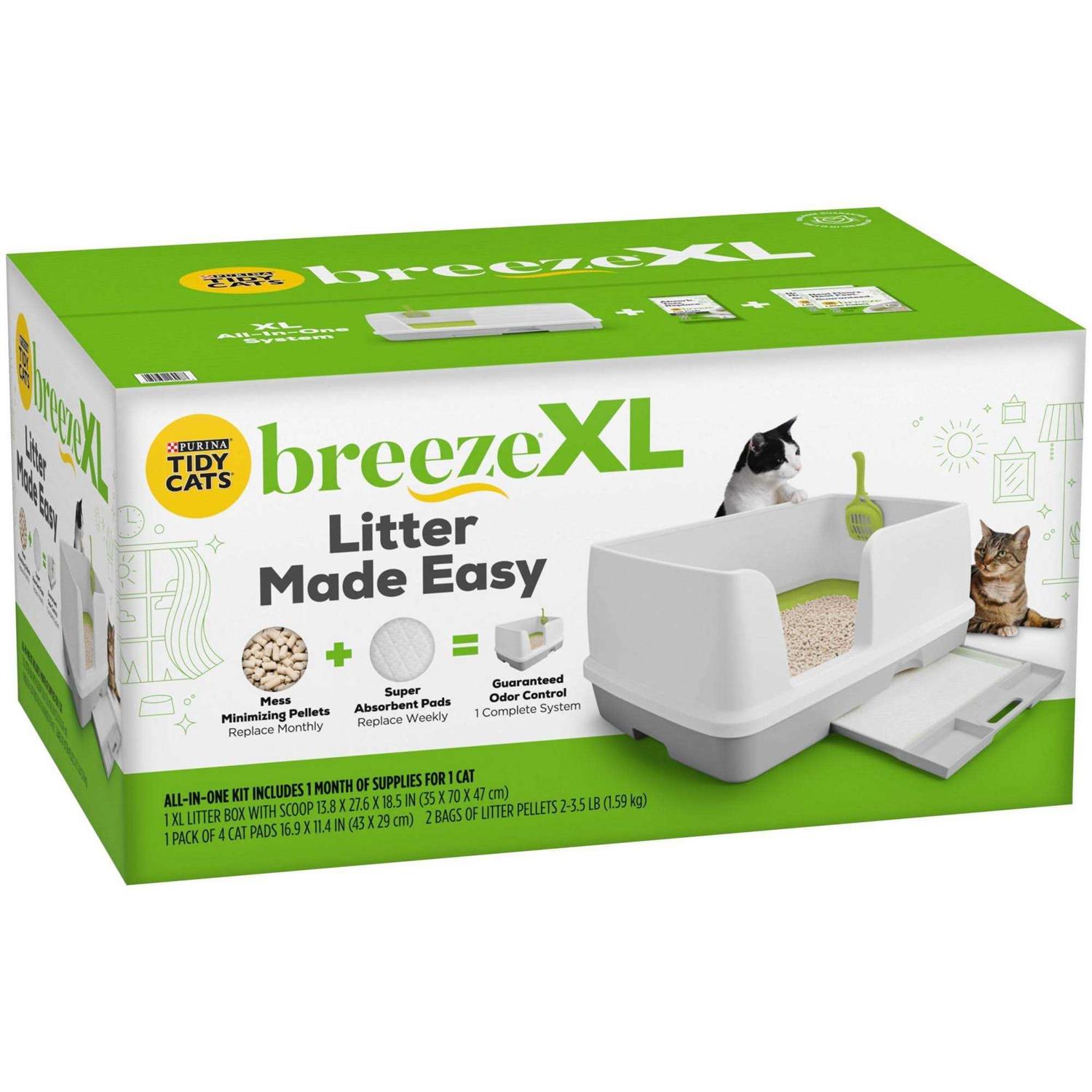 Purina Tidy Cats Breeze XL Cat Litter Box System - Pet Supplies online store