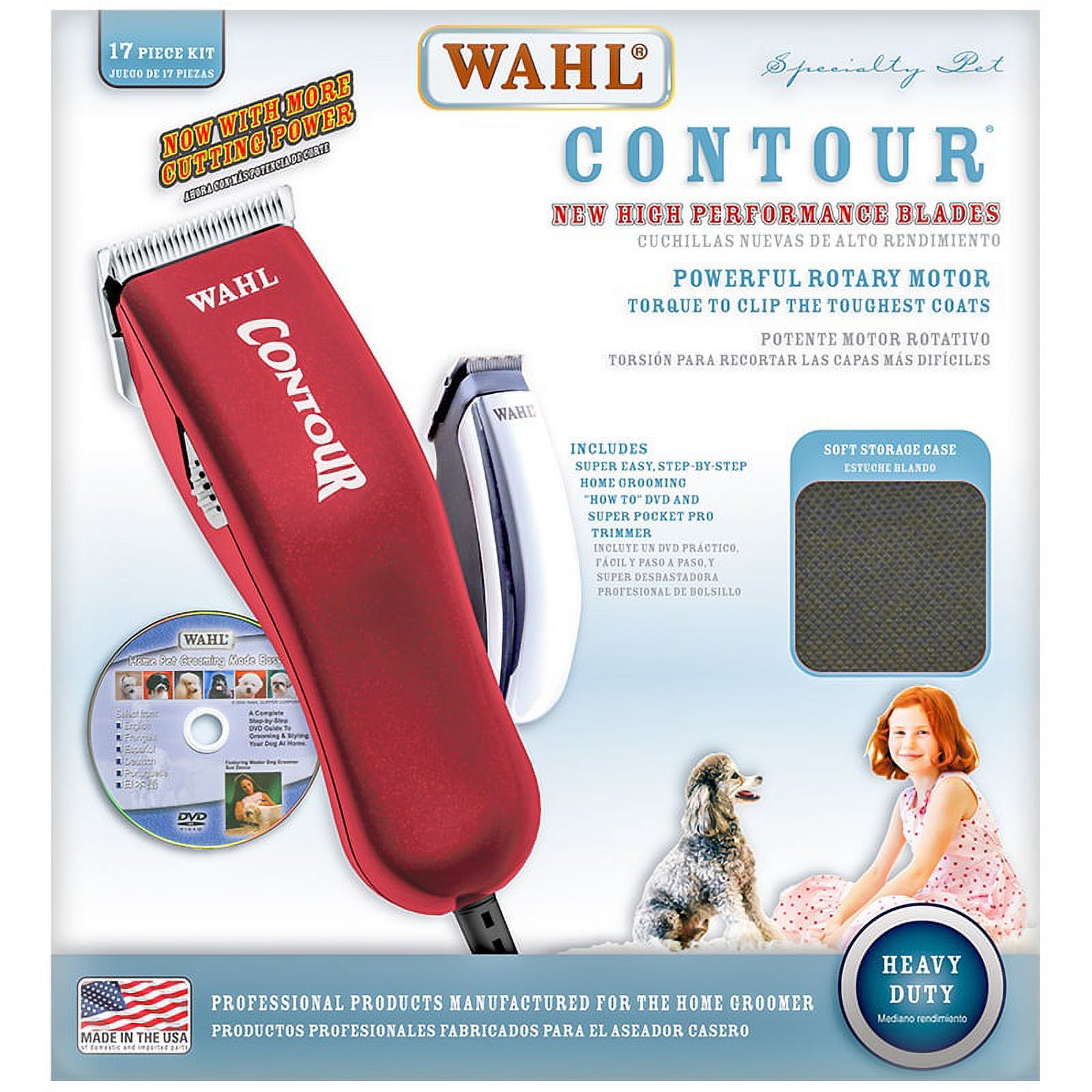 Wahl Contour Dog Clipper Rotary Motor with #30 Blade