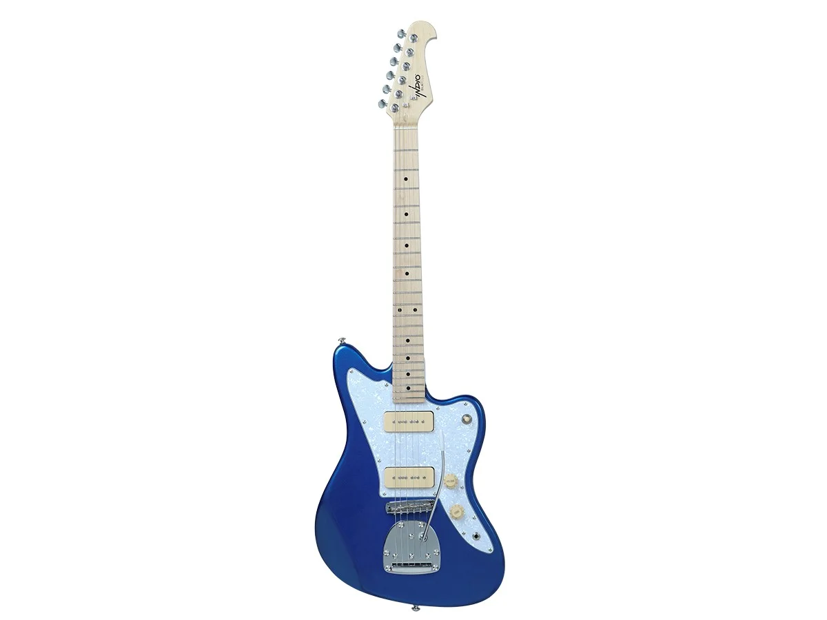Monoprice Offset OS40 DLX Plus Alder Electric Guitar with Gig Bag, Alder Body, Soapbar Pickups, Maple Neck - Indio Series - Curated Treasures Market