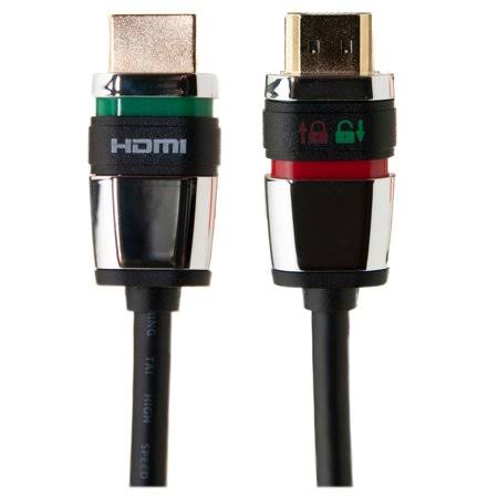 Locking HDMI Cable, High Speed with Ethernet, HDMI Male, 4K, 6 Foot