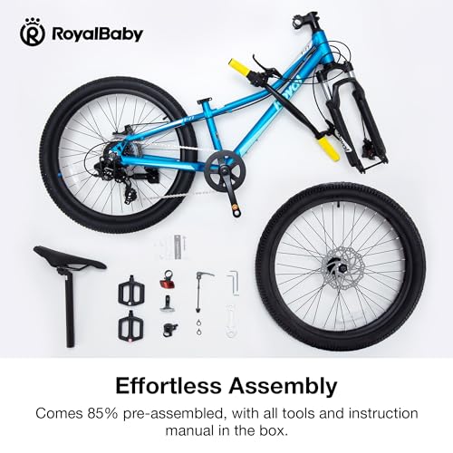 Royalbaby Kids Mountain Bike Aluminium 20/24 Inch MTB Sports Bicycle