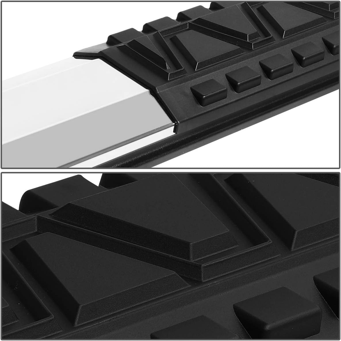 5 Inches Side Step Nerf Bar Running Board Compatible with Dodge Ram 1500-3500 Extended Cab 09-20, Aluminum, Polished Chrome