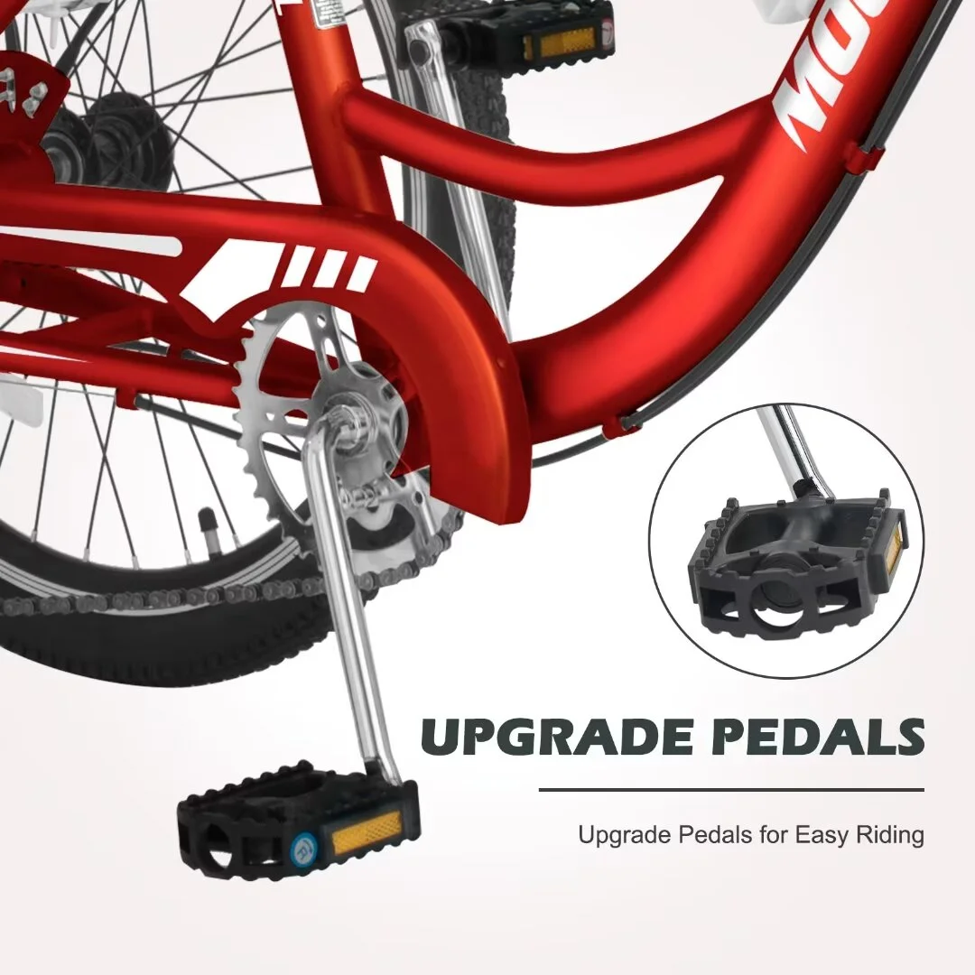 Docred Adult Tricycle 7 Speed 24 Inch Three Wheel Bike Cruiser Trike for Men/Women/Seniors