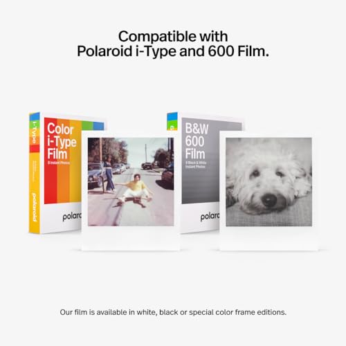 Polaroid Now+ 2nd Generation I-Type Instant Film Bluetooth Connected App Controlled Camera - White (9077)
