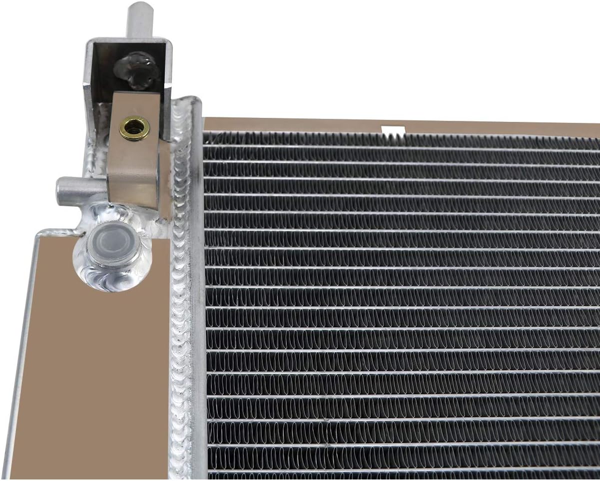 CoolingSnow 4 Row Radiator for Dodge Durango Dakota 3.7L 3.9L 5.2L 5.9L 2000-2004