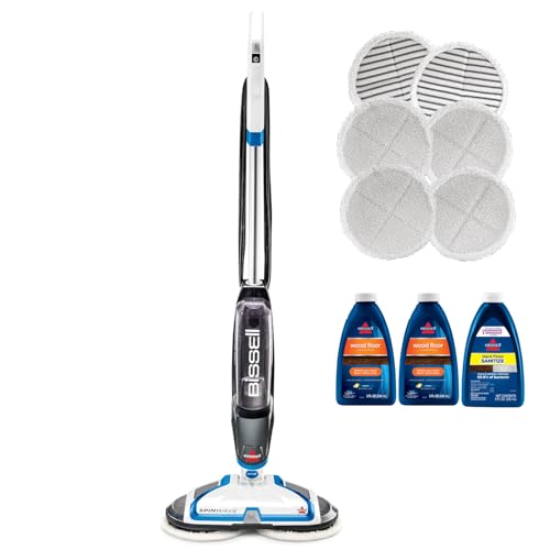 Bissell&reg; SpinWave Hard Floor Expert Corded Spin Mop Cleaner with Washable mop Pads for Sealed Hard Floors, 20393