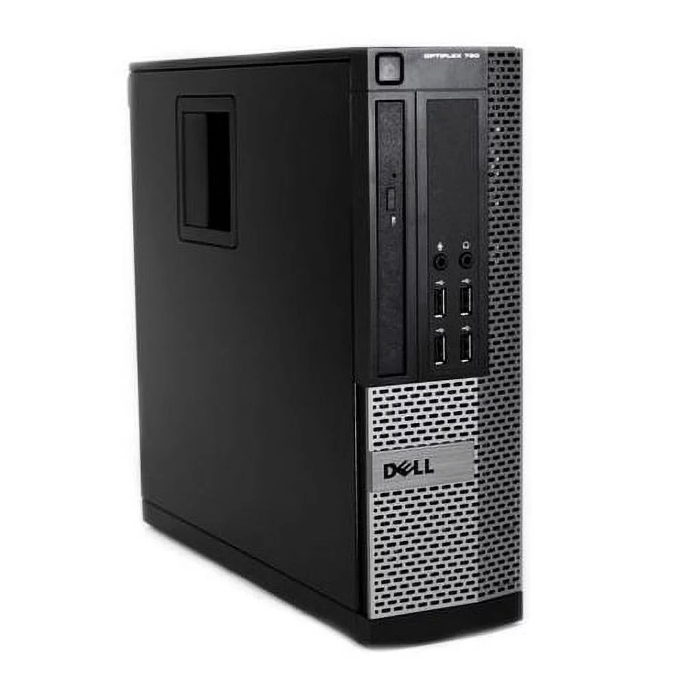 Dell Dell 790 Desktop Tower Computer, Intel Core i5, 8GB RAM, 2TB HD, DVD-ROM, Windows 10 Pro, Black - Curated Treasures Market