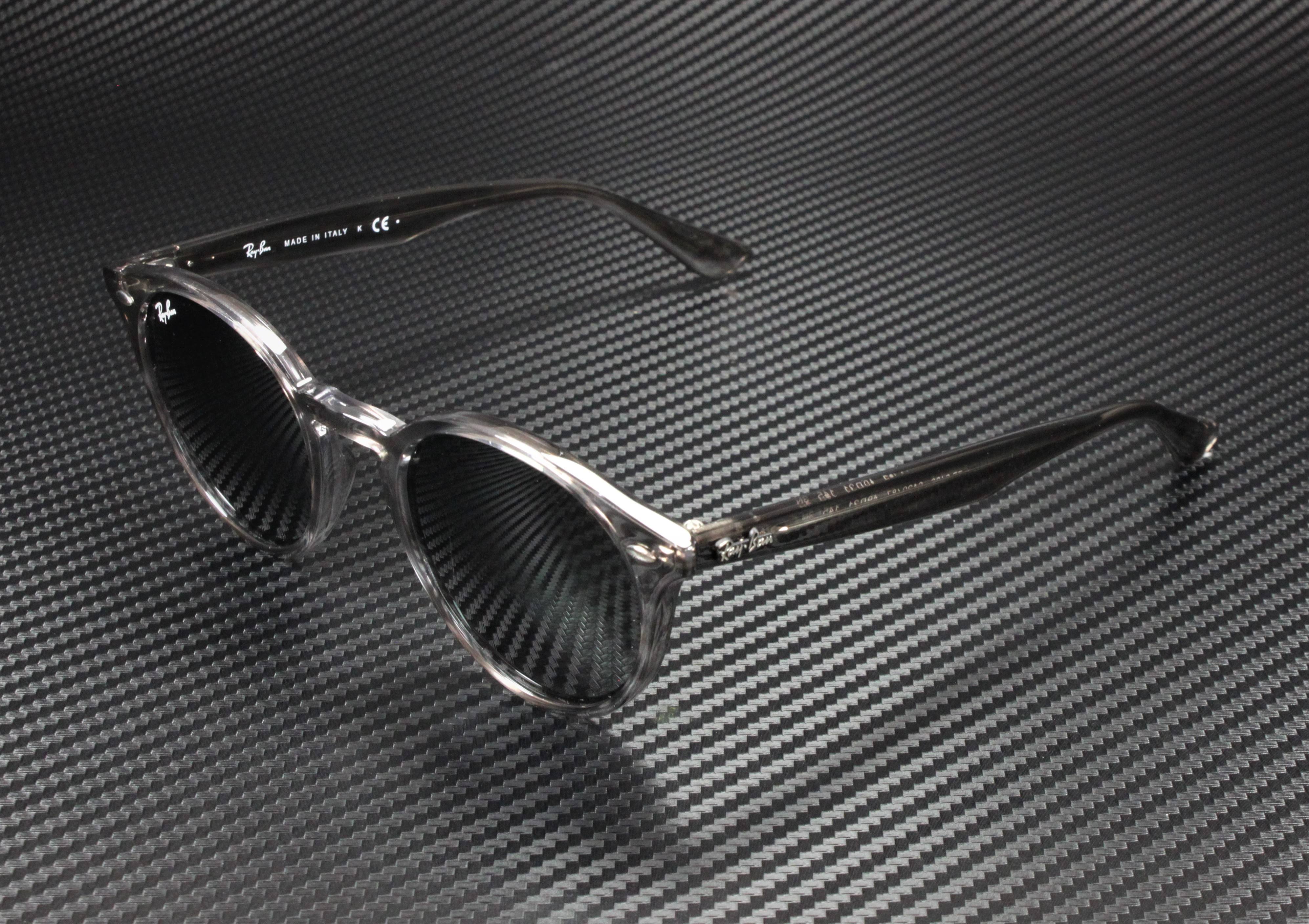 Ray Ban RB2180 Sunglasses - 643087 Stripped Grey Havana/Dark Grey