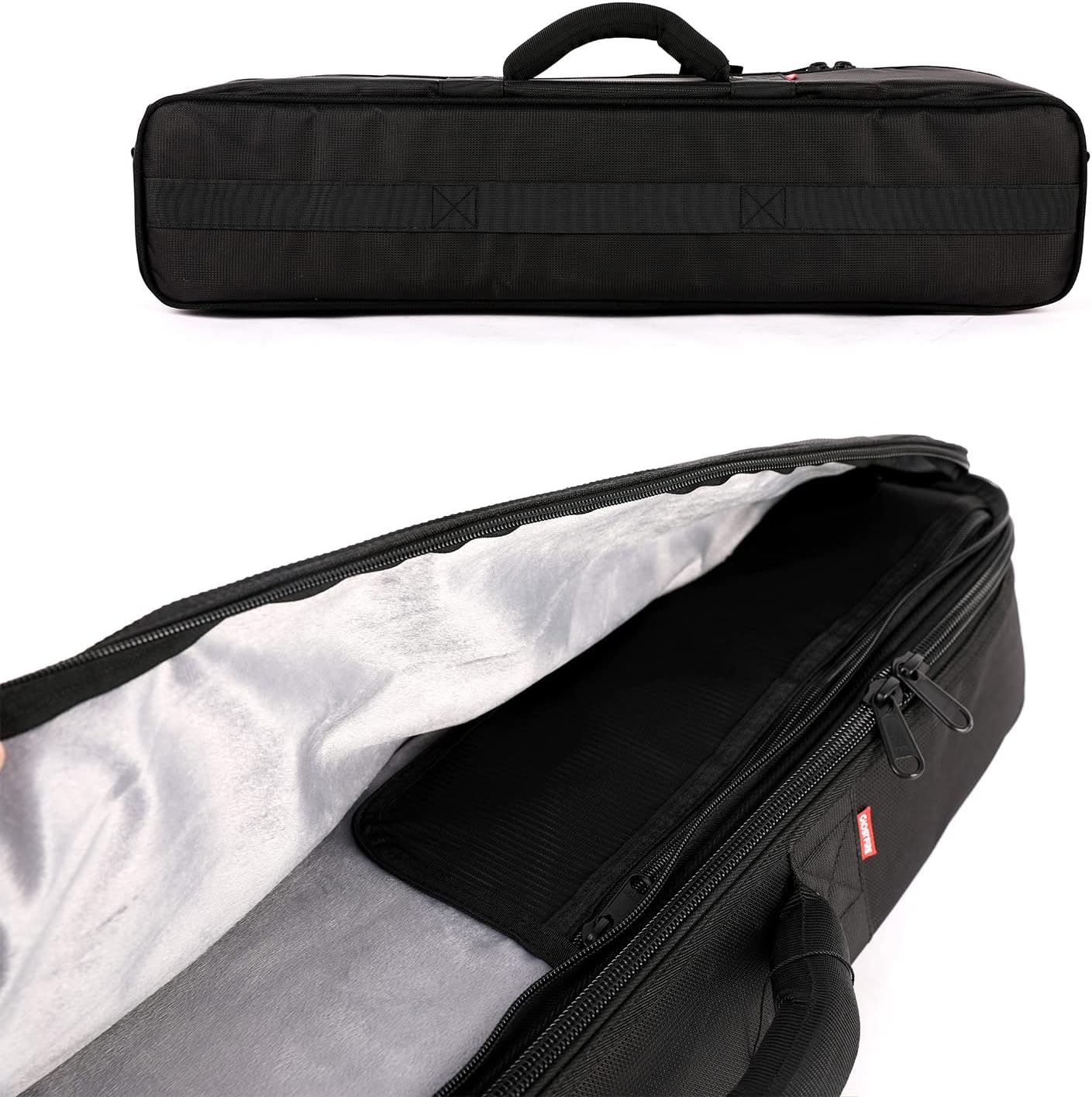 Ghost Fire Guitar Pedal Board Aluminum Alloy Effect Pedalboard with Carry Bag,V series (V-BABY MAX（Deluxe Edition）)