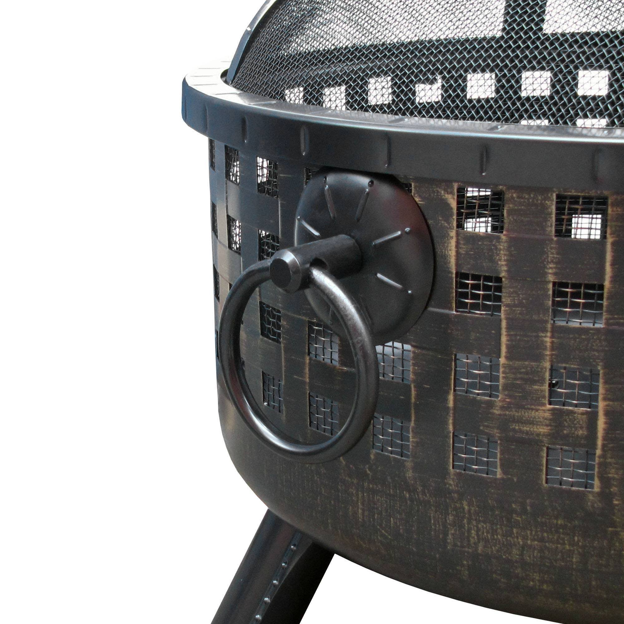 Landmann Garden Lights Savannah Antique Bronze Fire Pit
