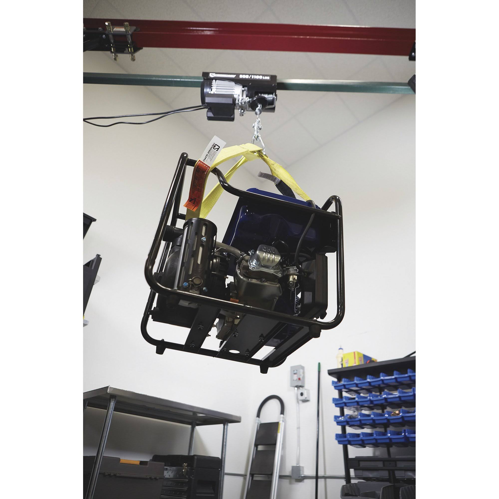 Strongway Electric Cable Hoist - 550-Lb. Single Line Capacity, 1100-Lb. Double Line Capacity, 38ft./19ft. Lift