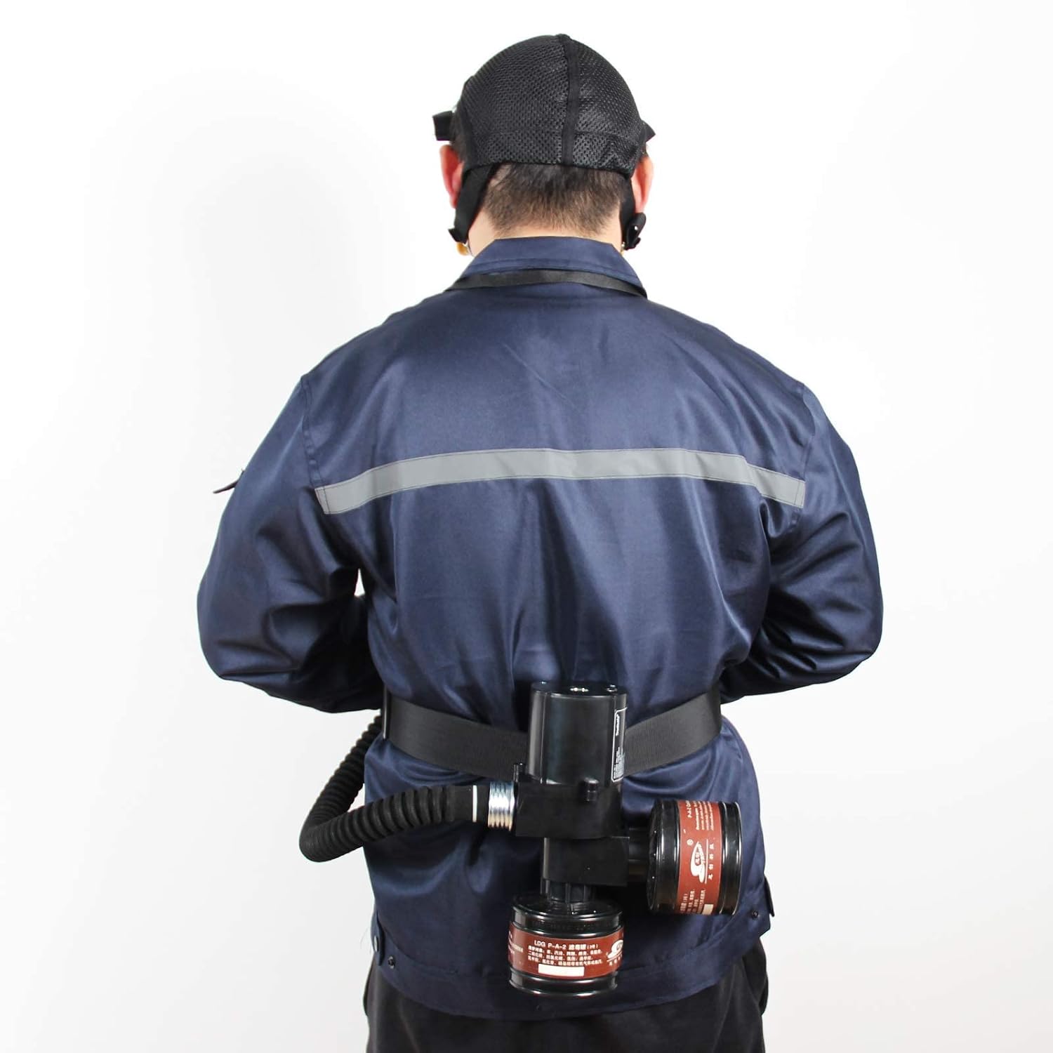 Portable Electric PAPR Respirator System, Air Respirator for Painting, Powered Air Purifying Respirator, Dust and Industry Use
