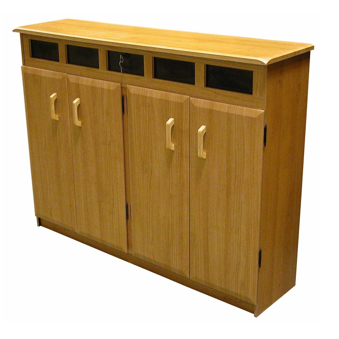 Venture Horizon Top Load Media Cabinet Cherry/Black - 2362-42BC