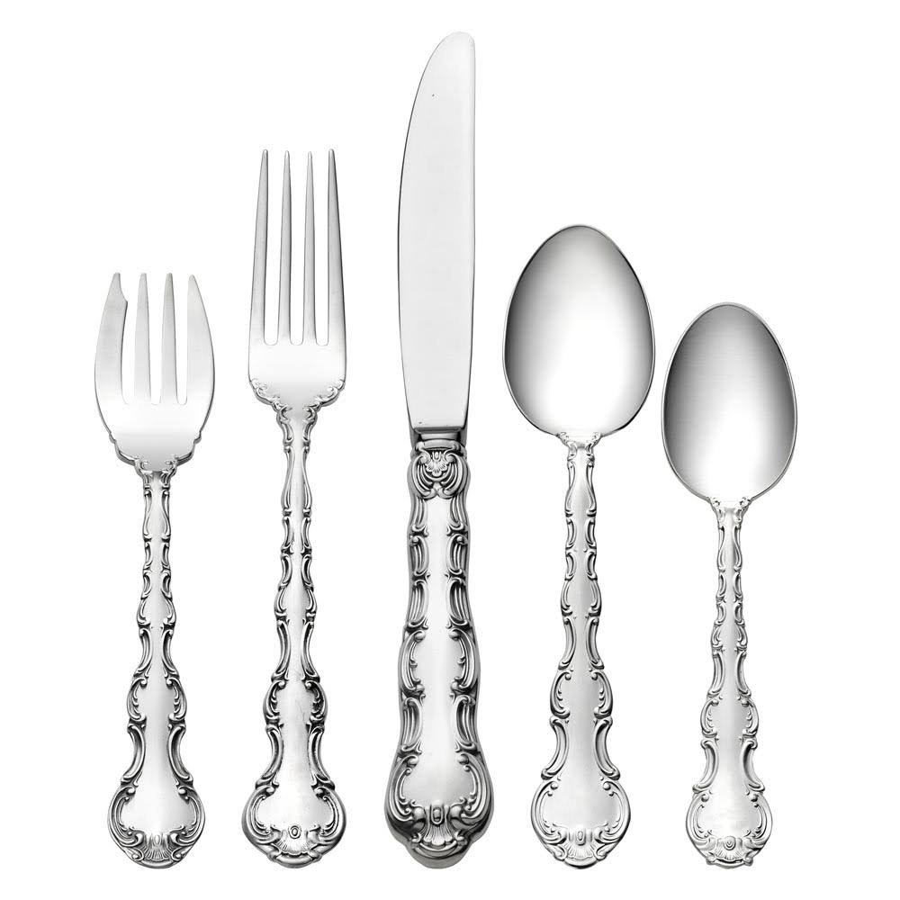 Gorham Strasbourg 5 Piece Place Setting Sterling Silver