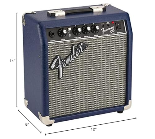 Fender Frontman 10G Guitar Combo Amplifier - Black Bundle with Cable and Austin Bazaar Exclusive 12-Pack Picks