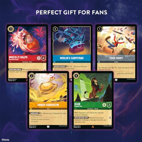 Ravensburger Disney Lorcana TCG: Shimmering Skies Booster Pack Display | 24 Packs with 12 Trading Cards Each | Ideal for Collectors & Disney Fans |