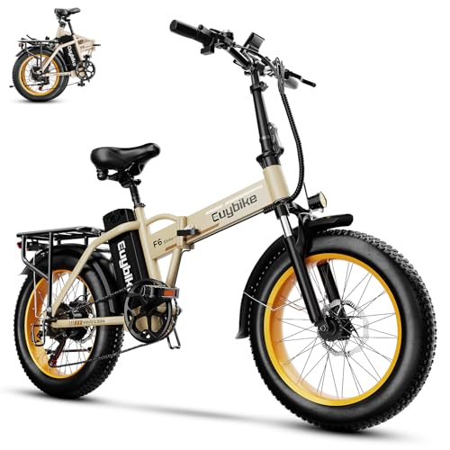 1000W Folding Electric Bike,48V 20AH Removable Battery E Bike,30+MPH,80 Miles Max Range Electric Bike for Adults,20" Fat Tire Foldable ebike