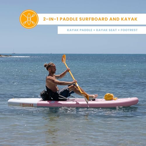 Inflatable Paddle Board for Adults with Accessories Included, Oar, Fins, Pump. Stand Up Paddleboard Great Stability and Resistance. 10’ x 33" x 5.9"
