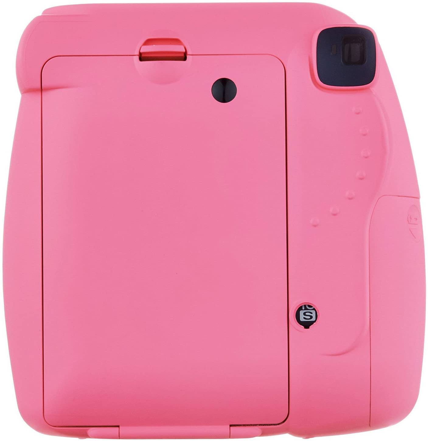 Fujifilm Instax Mini 9 Instant Film Camera - Flamingo Pink - includes Bundle with Case and Film