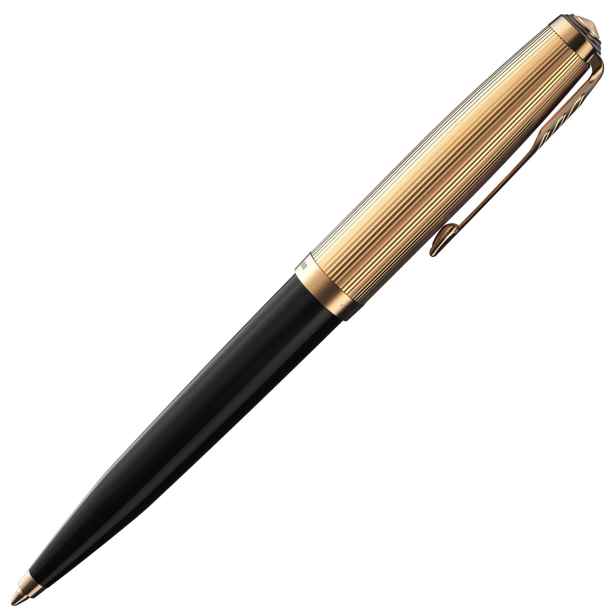 Parker 51 Deluxe Black GT Ballpoint Pen - Megean