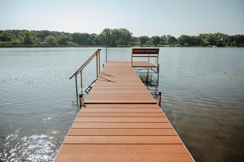 Patriot Docks Aluminum Dock Stairs (2 Step w/ 1 Handrail) (10922)