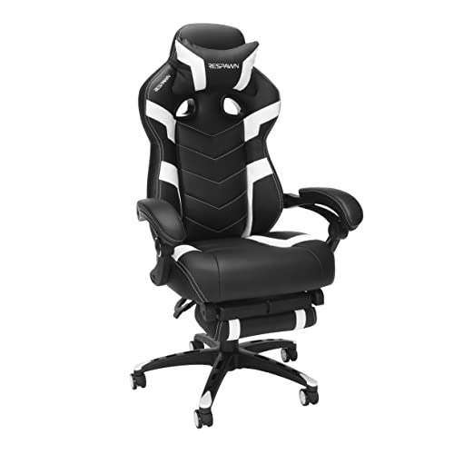 RESPAWN 110 Pro Gaming Chair - Gaming Chair with Footrest, Reclining Gaming Chair, Video Gaming Computer Desk Chair, Adjustable Desk Chair